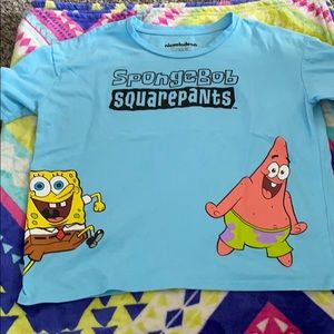 Blue Sponge Bob short sleeve
